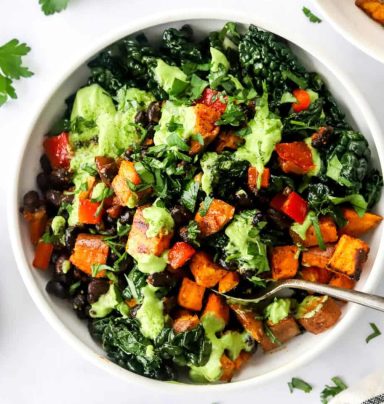 Sweet Potato and Black Bean Eden Bowl