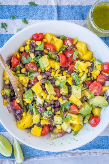  Mango Avocado Salad with Black Beans